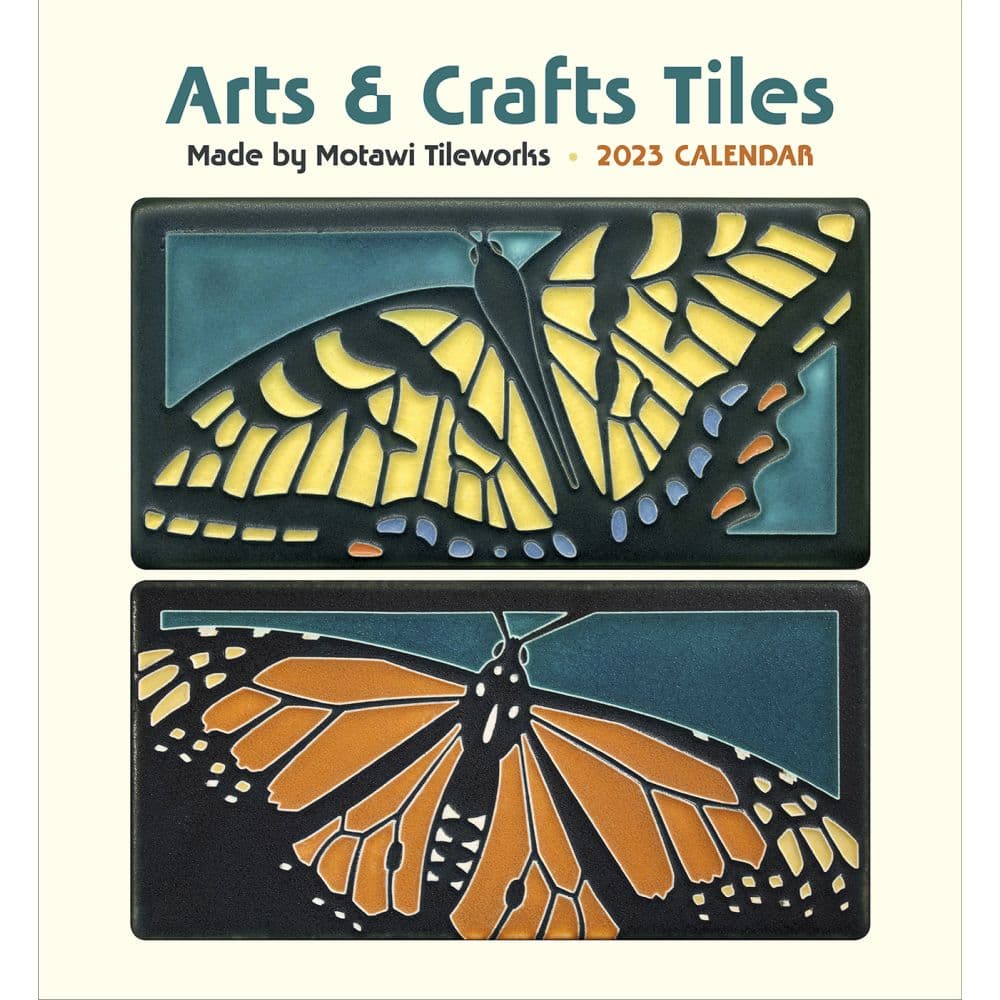 Arts and Crafts Tiles Made by Motawi Tileworks 2023 Wall Calendar