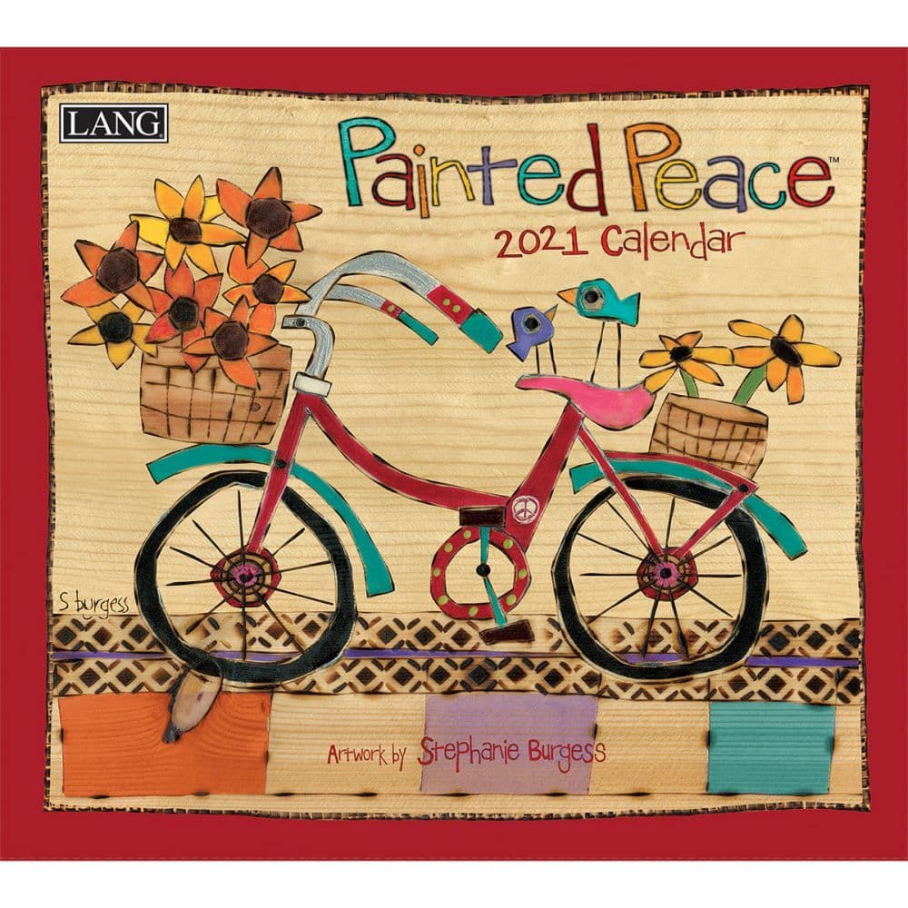 Painted Peace Wall Calendar by Stephanie Burgess