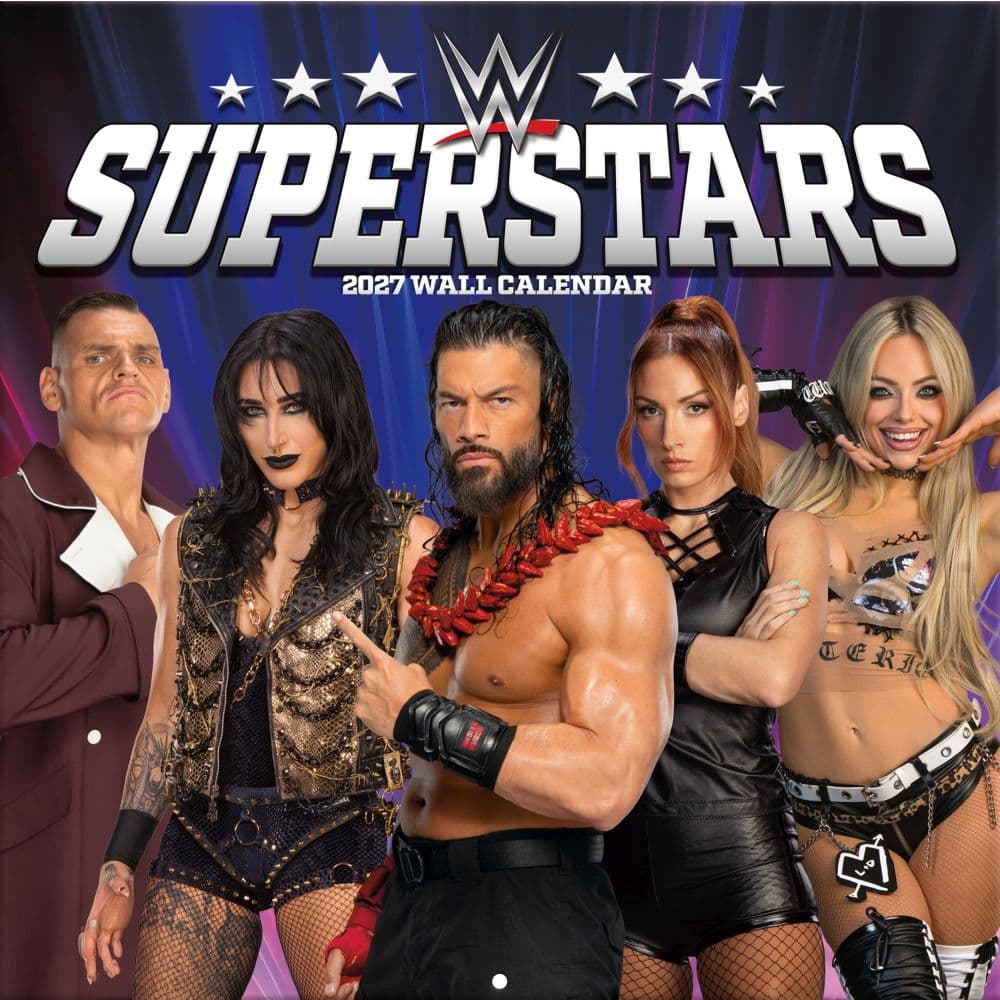 image WWE Superstars 2027 Wall Calendar Main Product Image