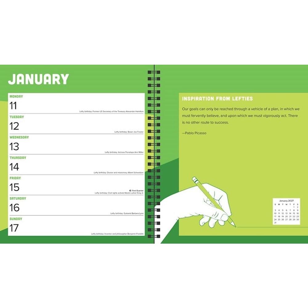 Left Handers 2027 Engagement Planner Second Alternate Image