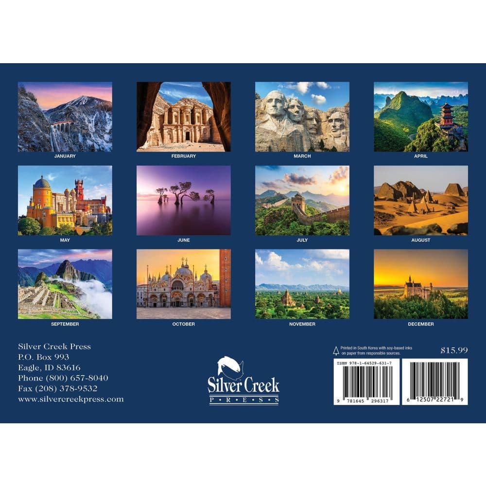 World Traveler 2027 Wall Calendar First Alternate Image
