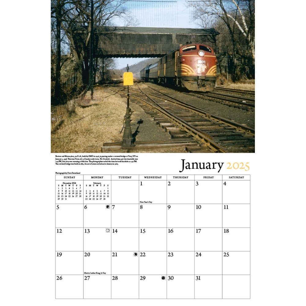 Remarkable Steam Trains 2025 Wall Calendar Second Alternate Image width=&quot;1000&quot; height=&quot;1000&quot;