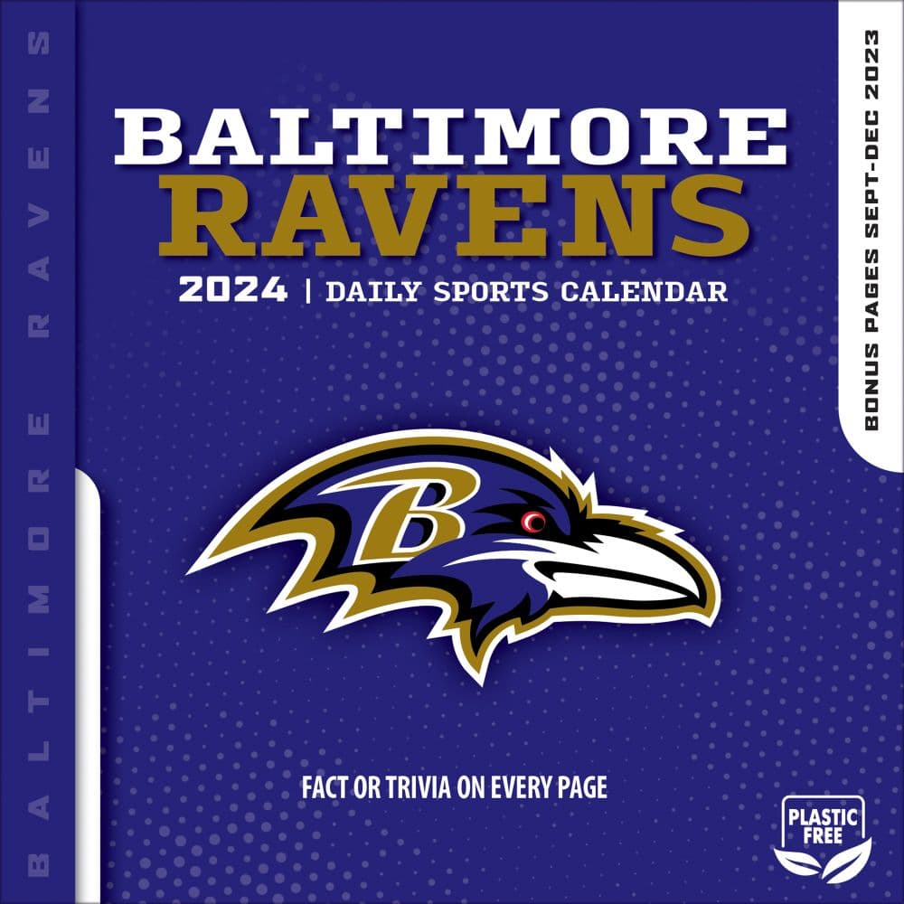 NFL Baltimore Ravens 2025 Desk Calendar