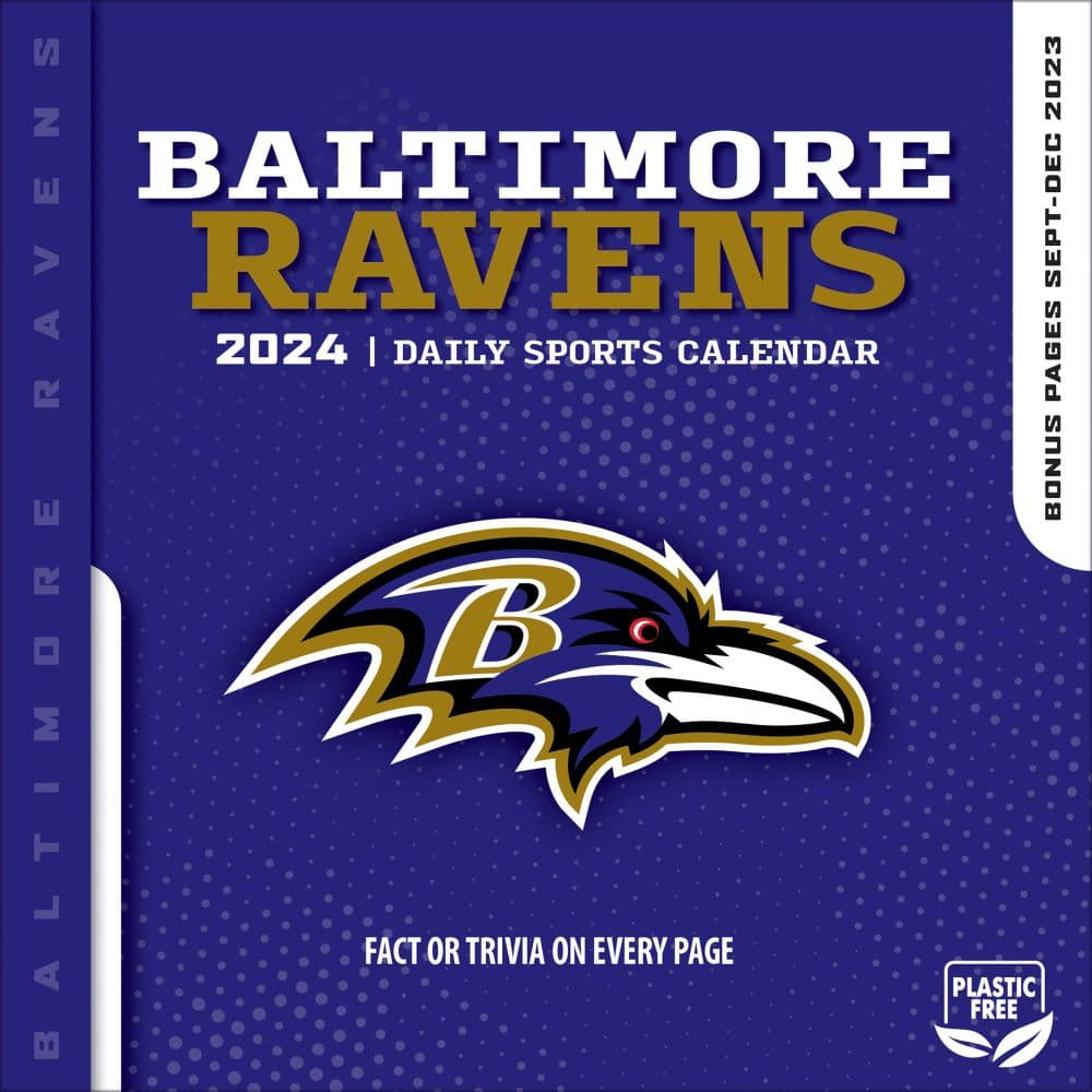 NFL Baltimore Ravens 2024 Desk Calendar First Alternate Image width=&quot;1000&quot; height=&quot;1000&quot;