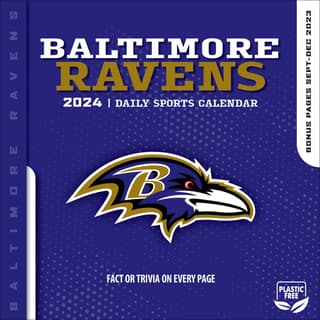 NFL Baltimore Ravens Logo Series 31.5 x 12 Desk Pad