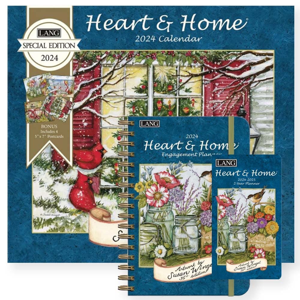 Heart and Home 2024 Calendar Bundle