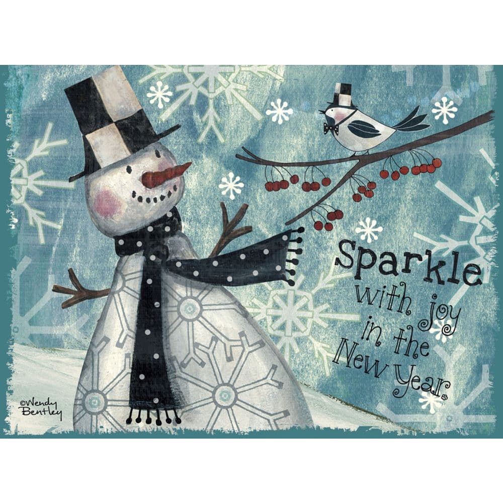 Sparkle Classic 5.3 In X 6.9 In Christmas Cards by Wendy Bentley Main Image