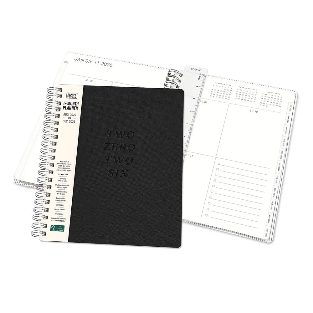 Midnight Black Baxter 2026 Planner