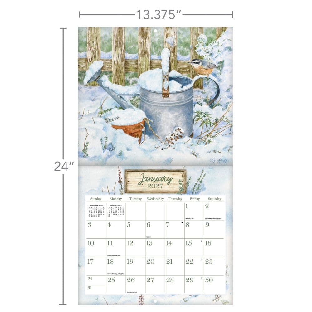 Herb Garden 2027 Wall Calendar by Jane Shasky Third Alternate Image