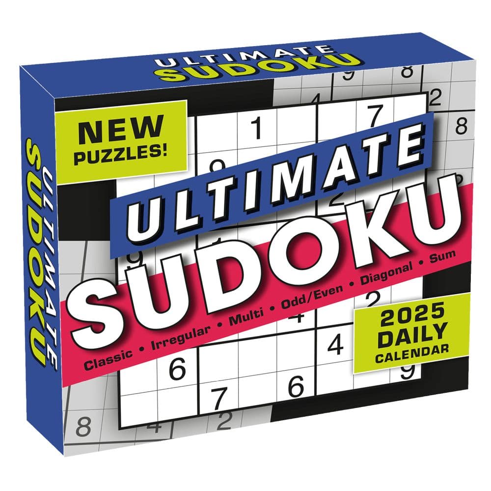 Ultimate Sudoku 2025 Desk Calendar