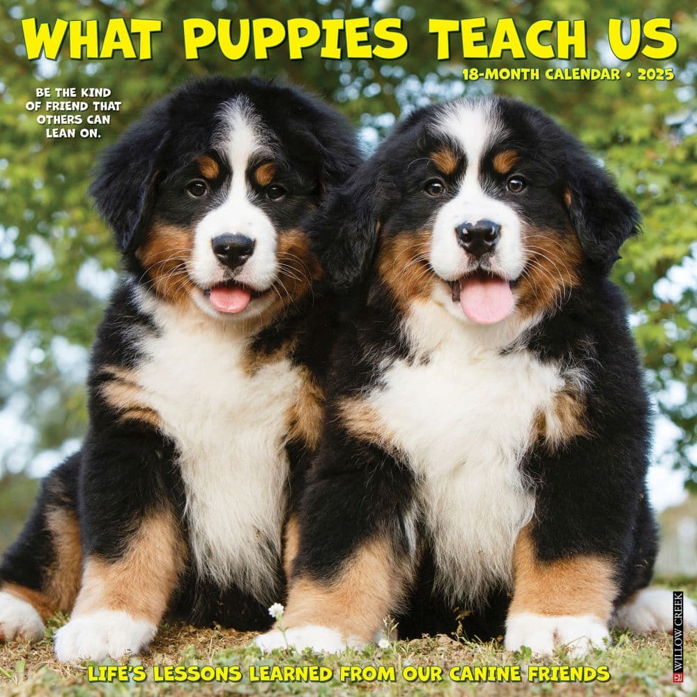 What Puppies Teach Us 2025 Wall Calendar Main Product Image width=&quot;1000&quot; height=&quot;1000&quot;