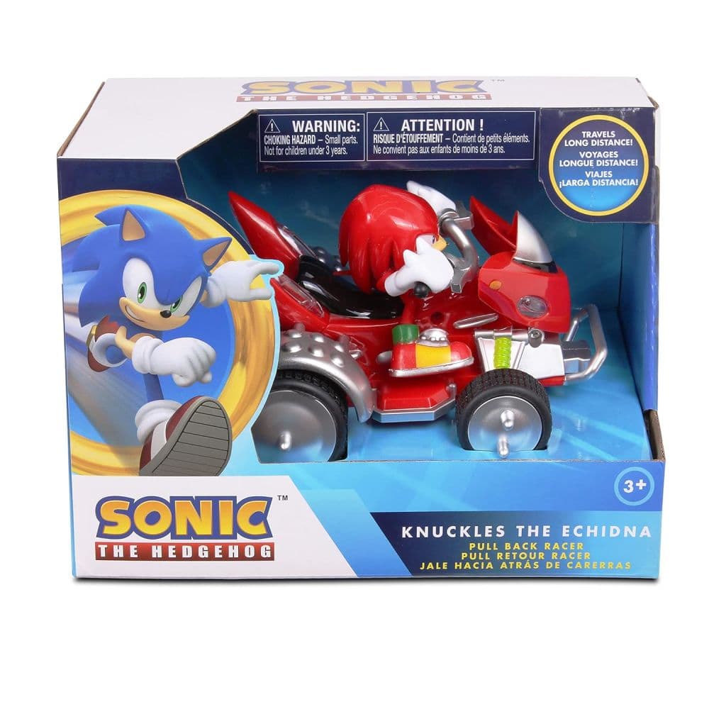 Sonic &amp; Sega All-Stars Racing Knuckles Pull Back Racecar Fifth Alternate Image