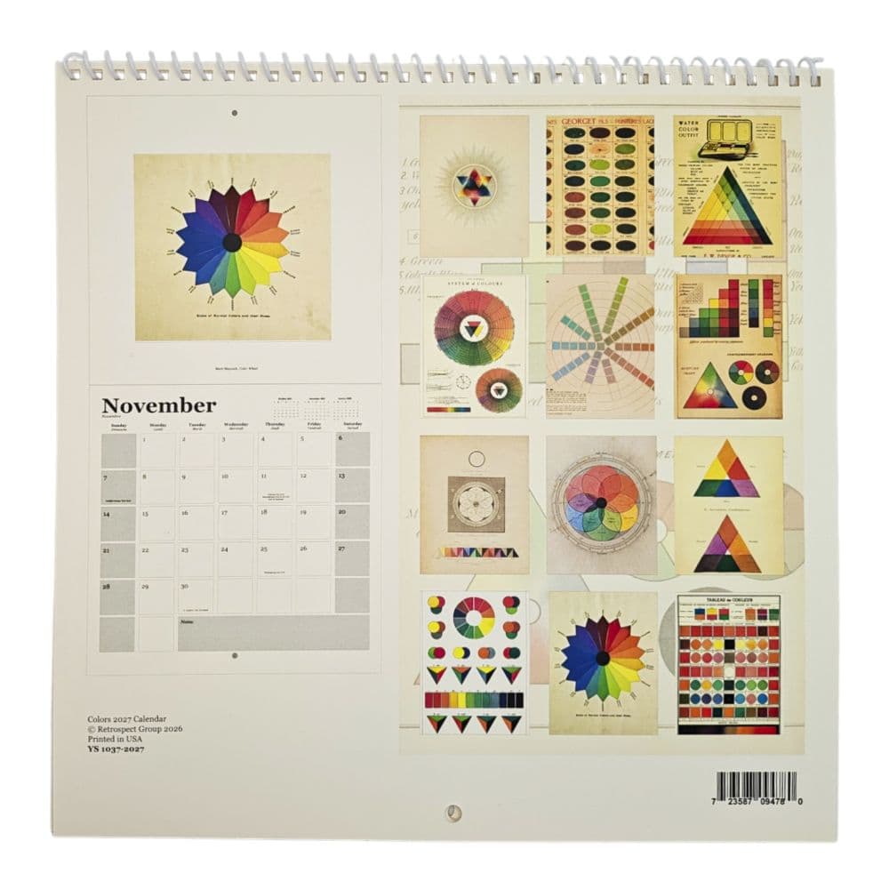 Colors Square 2027 Wall Calendar First Alternate Image