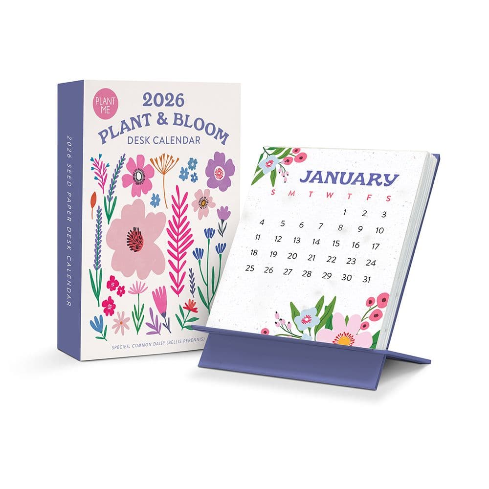 Botanical Bliss Plant And Bloom 2026 Desk Calendar Calendars Com 9409e25b A28d 456e 9d56