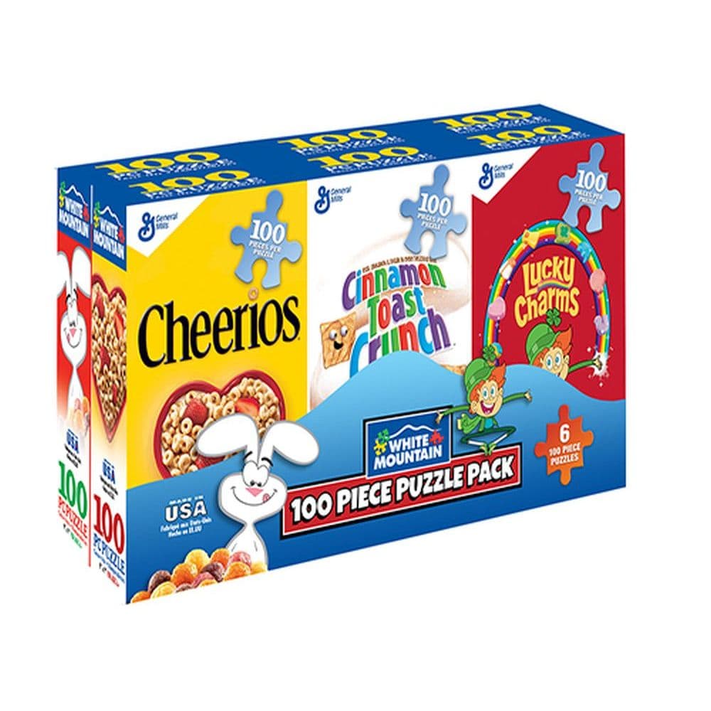 6pk cereal boxes 100pc puzzle set calendarscom
