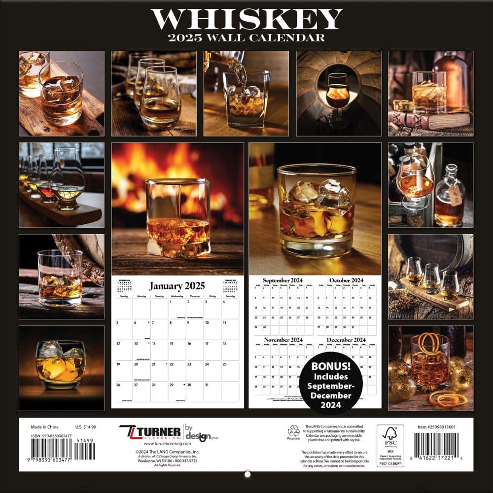 Whiskey Photo 2025 Wall Calendar First Alternate Image