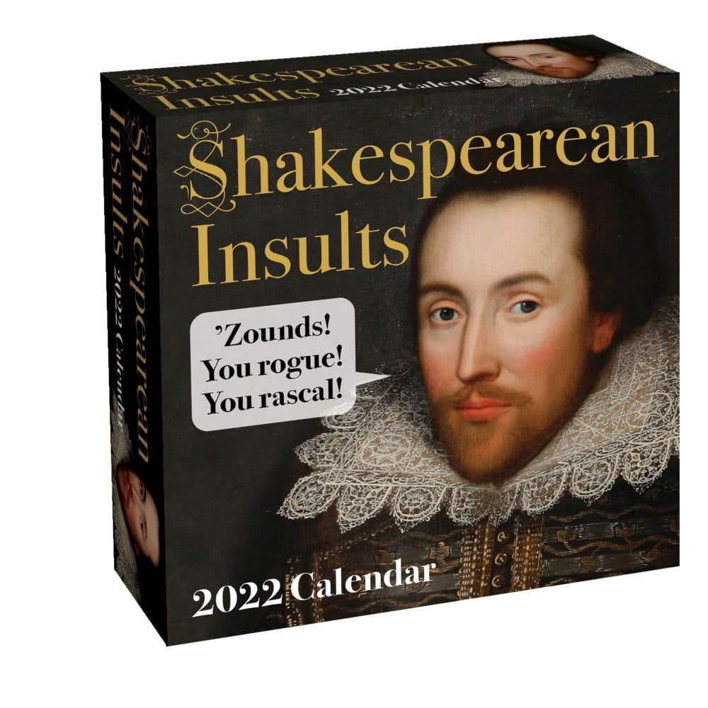 Shakespearean Insults 2022 Day-To-Day Calendar - Calendars.com
