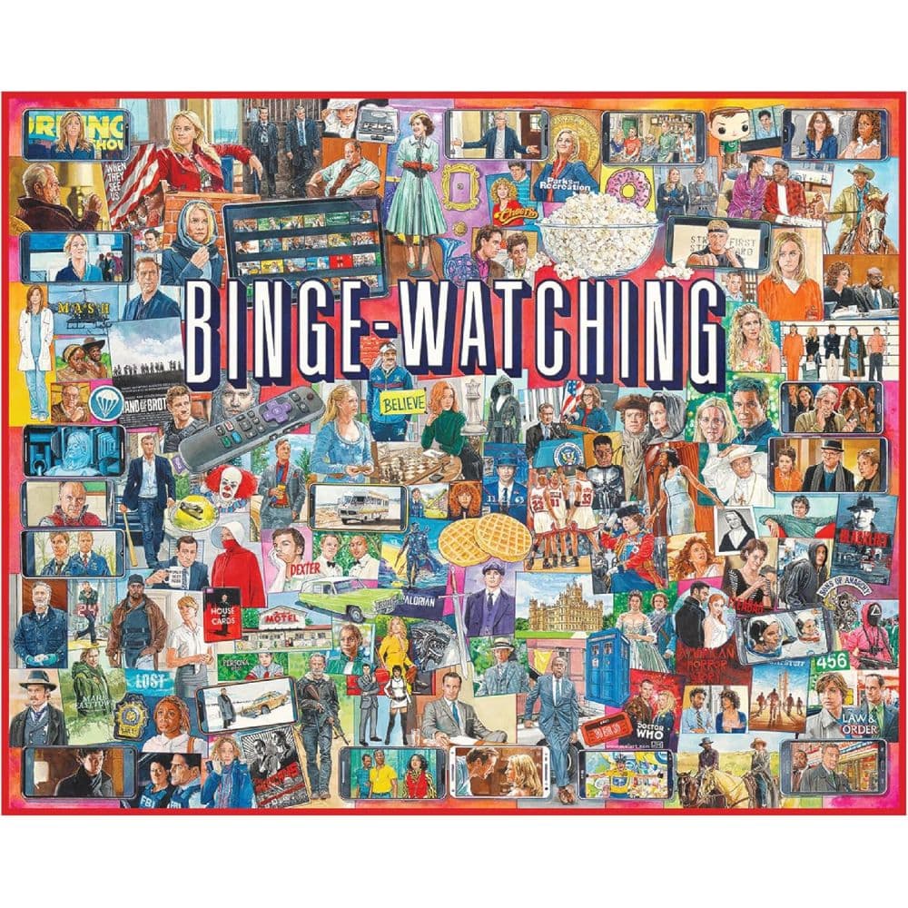 Binge Watching 1000 Piece Puzzle First Alternate Image