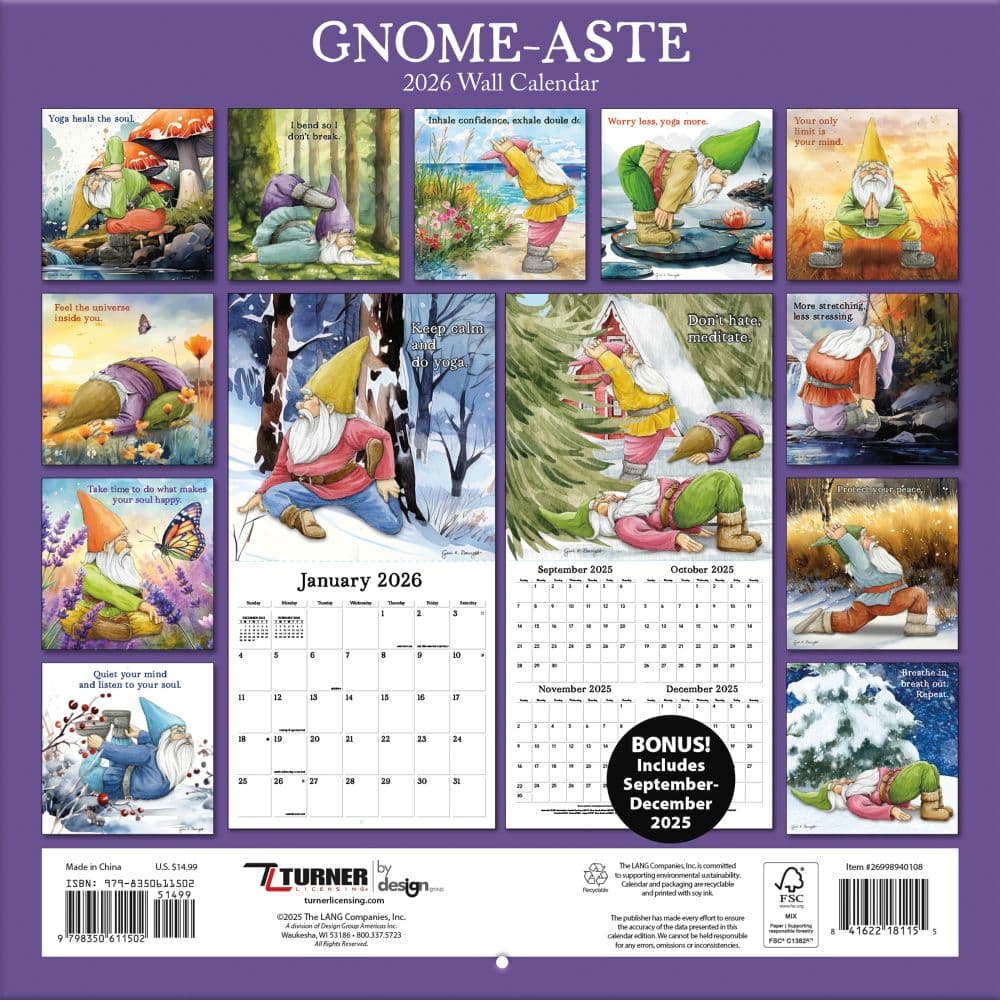 Gnome-Aste 2026 Wall Calendar_ALT1