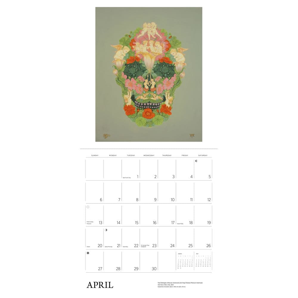 Rodriguez Inmortalidad 2025 Wall Calendar Third Alternate Image width="1000" height="1000"