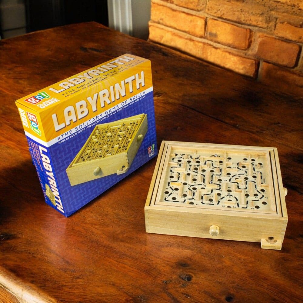 Wooden Labyrinth Game Eighth Alternate Image