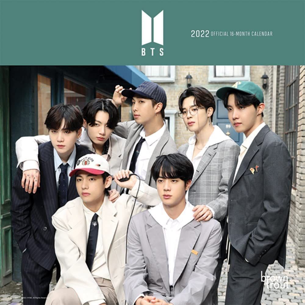 bts 2022 mini wall calendar calendars com