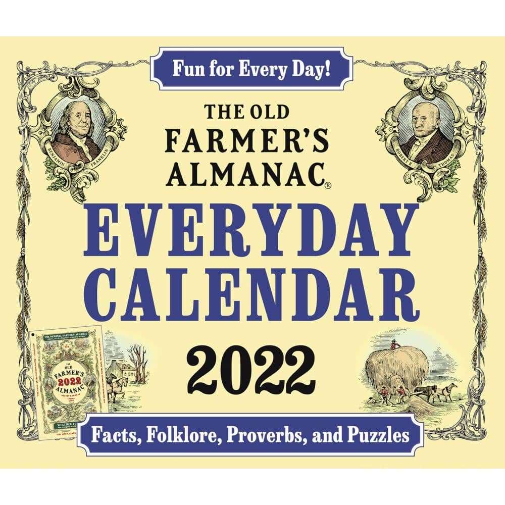 Old Farmers Almanac 2022 Desk Calendar - Calendars.com