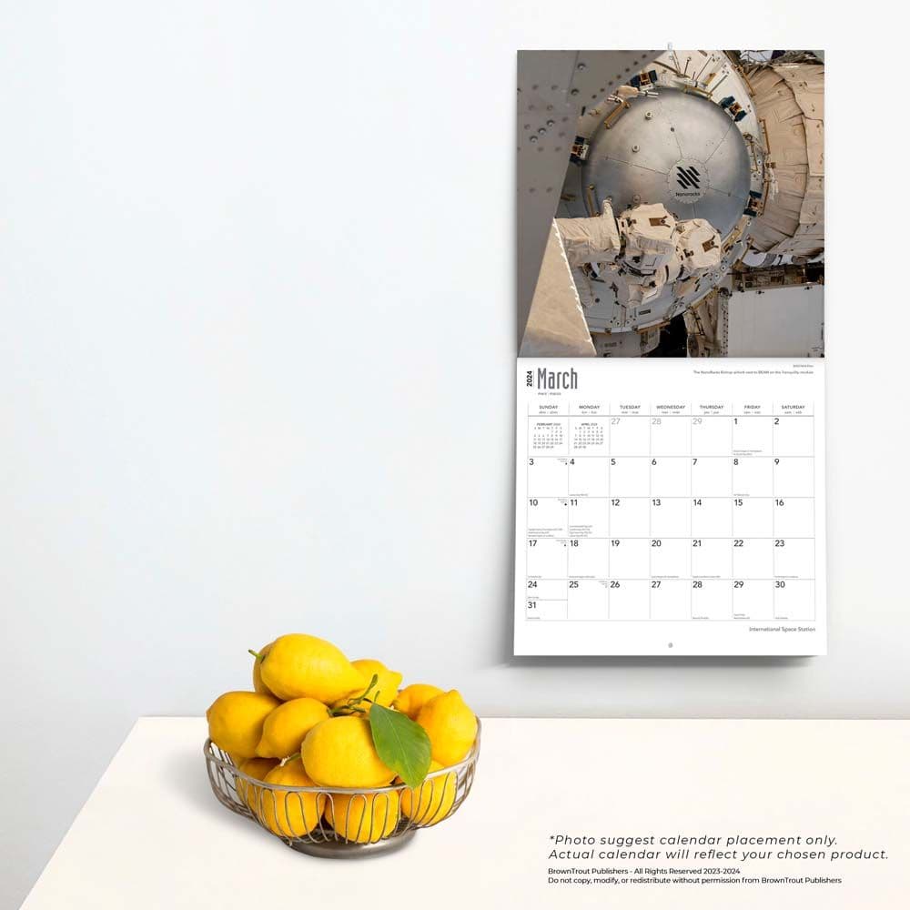 International Space Station 2024 Wall Calendar