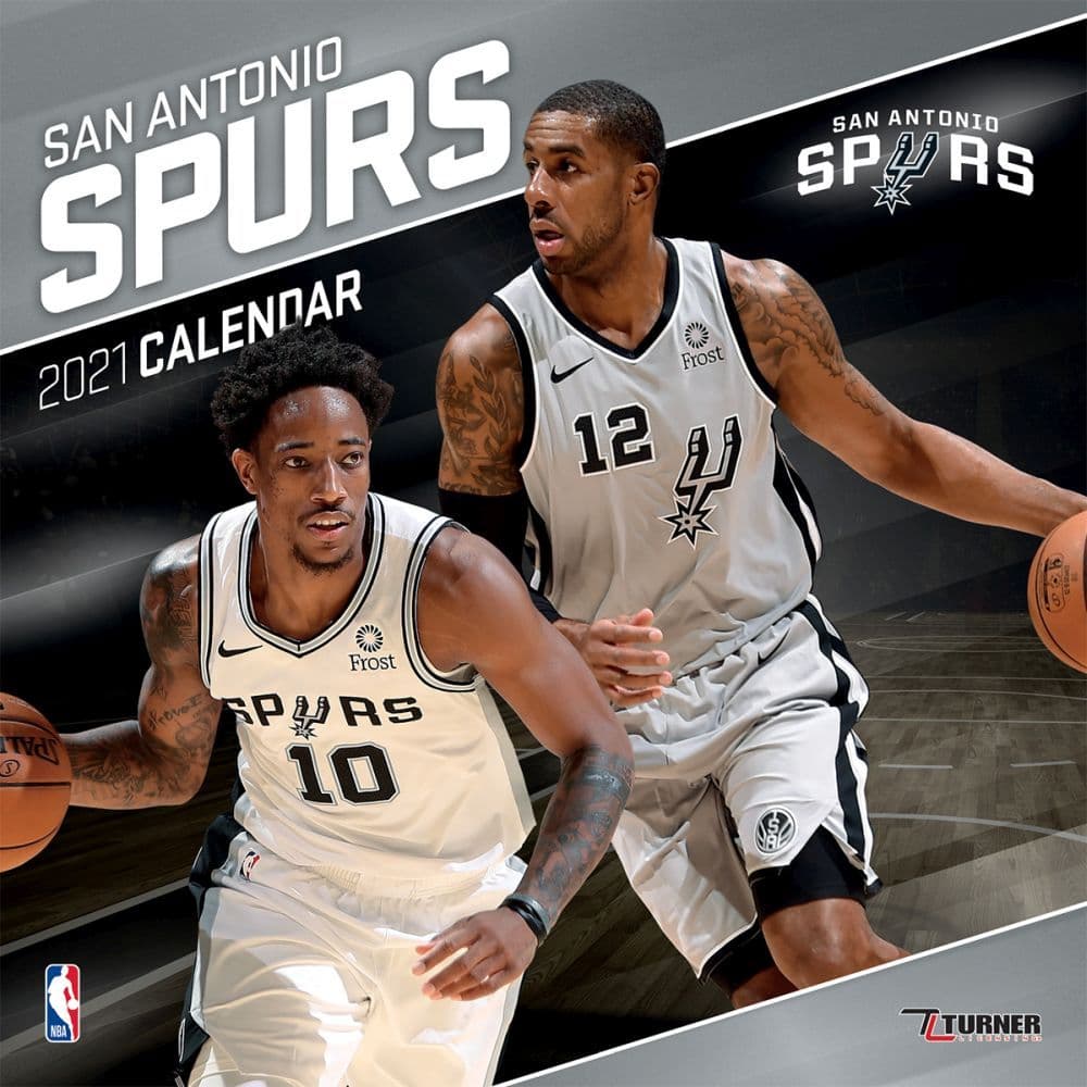 San Antonio Spurs Team Wall Calendar