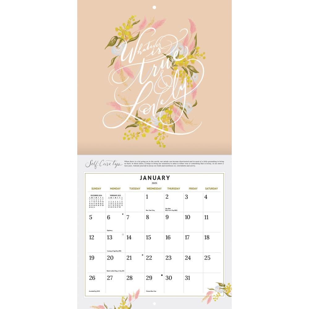 Just Breathe by Lily and Val 2025 Wall Calendar Second Alternate Image width="1000" height="1000"