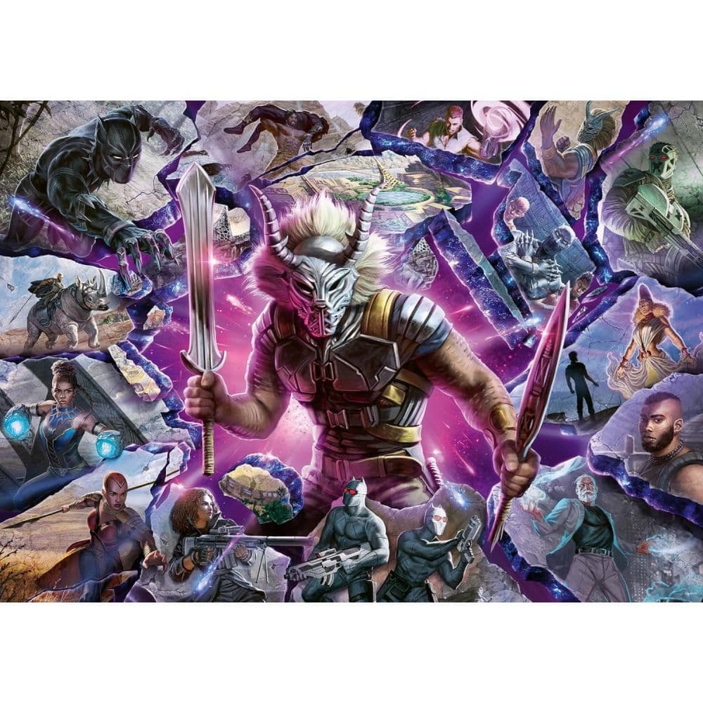 Marvel Villainous Killmonger 1000 Piece Puzzle First Alternate Image
