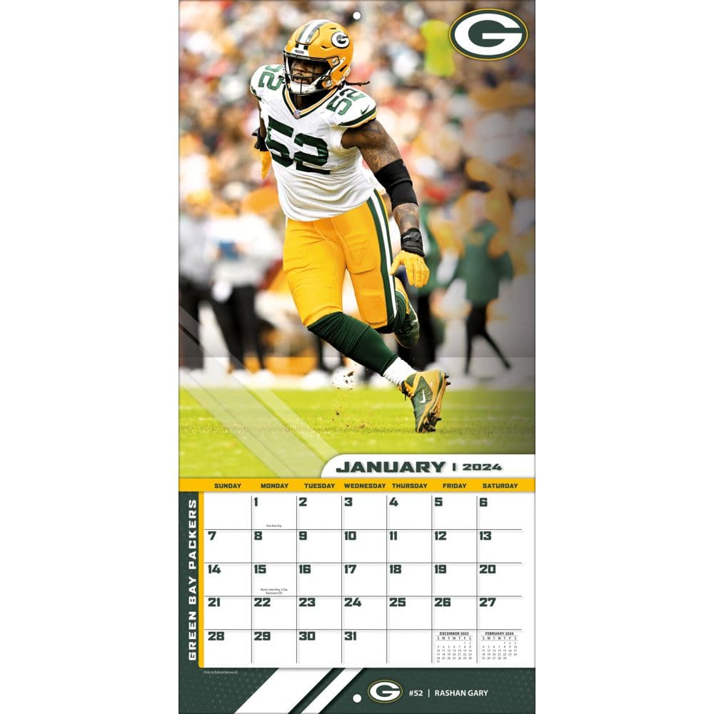 Green Bay Packers 2024 Wall Calendar