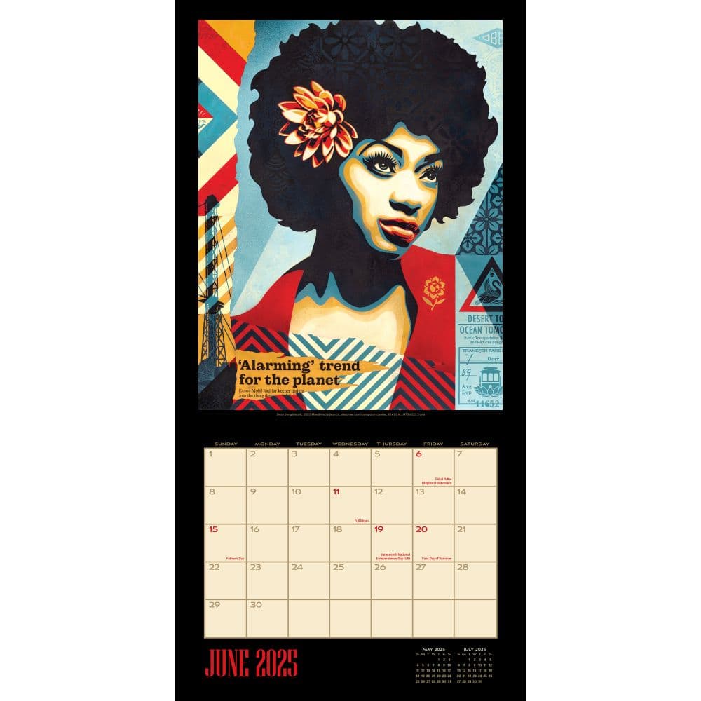 Shepard Fairey 2025 Wall Calendar First Alternate Image width=&quot;1000&quot; height=&quot;1000&quot;