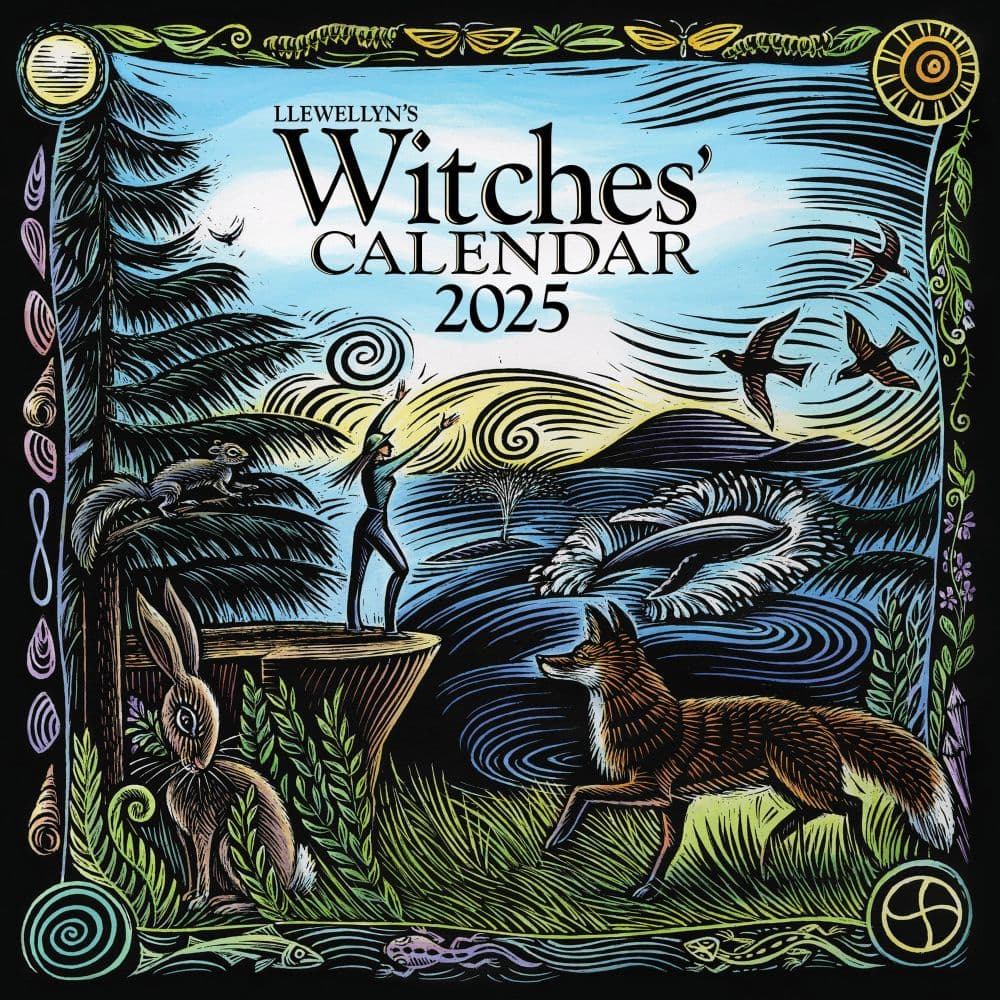 Witches 2025 Wall Calendar Main Image