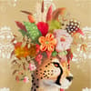 image Exquisite Cheetah with Floral Crown Birthday Card Collector's Edition