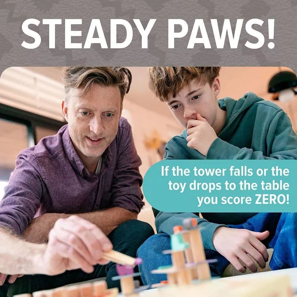 Cats Knocking Things of Ledges Board Game Fifth Alternate Image