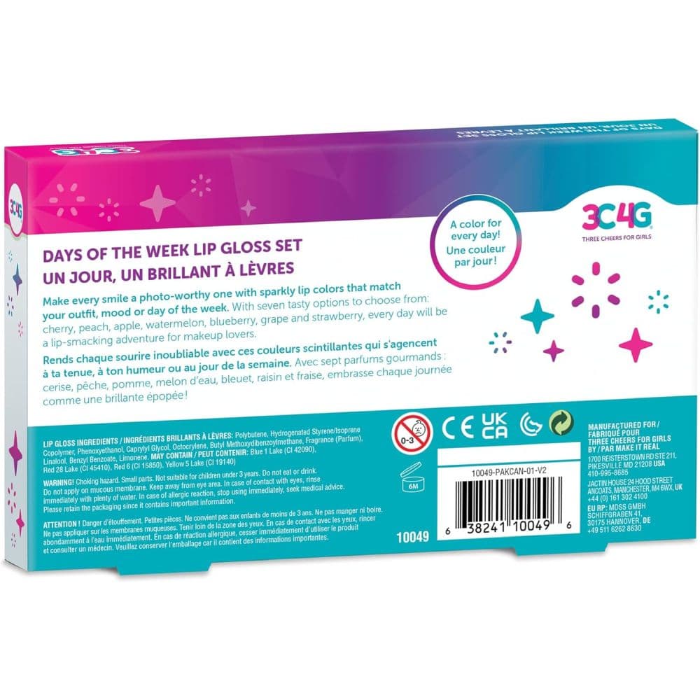 3C4G Graffiti Days Of The Week Lip Gloss Fifth Alternate Image