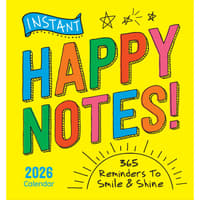 image Instant Happy Notes 2026 Desk Calendar