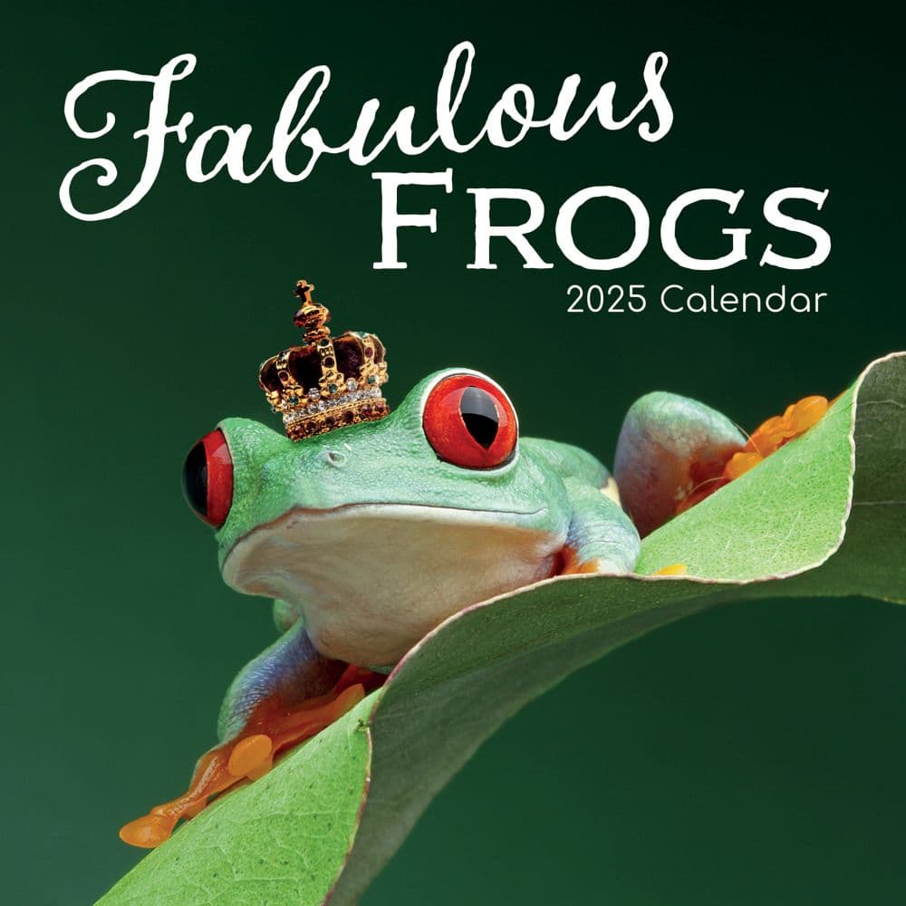Fabulous Frogs 2025 Wall Calendar
