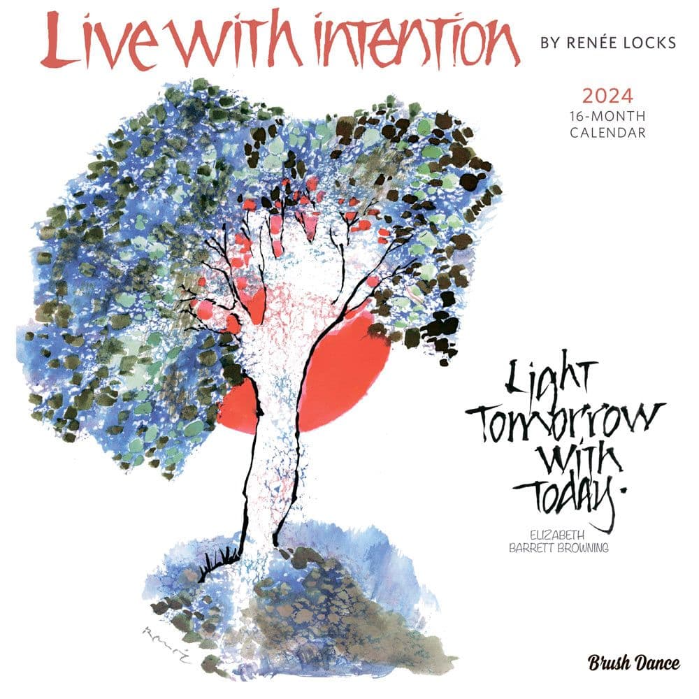 Live with Intention 2024 Wall Calendar Main Image
