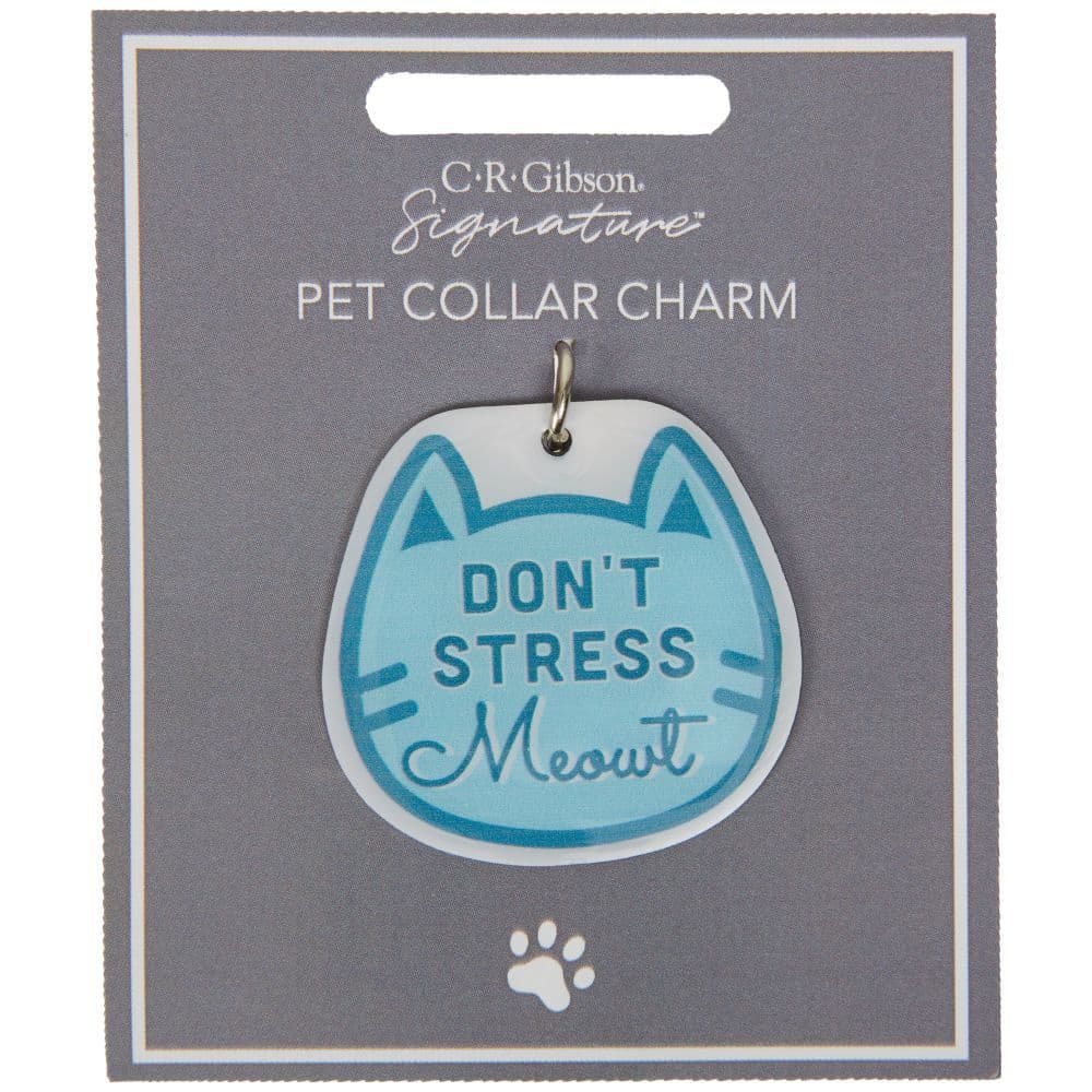 Dont Stress Meowt Cat Collar Charm Alternate Image 2