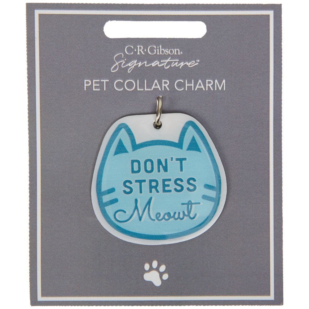 Dont Stress Meowt Cat Collar Charm Alternate Image 2