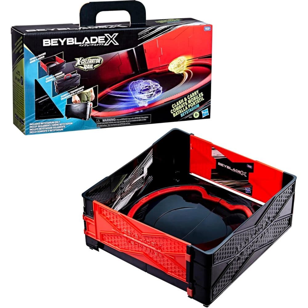 image Beyblade X Clash and Carry Beystadium Battle Arena Main Product Image