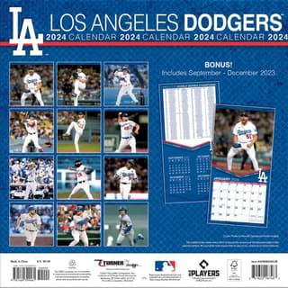 Los Angeles Dodgers 2023 Box Calendar