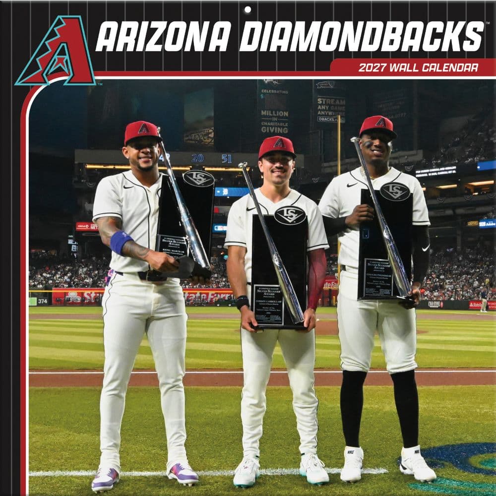image MLB Arizona Diamondbacks 2027 Wall Calendar Main Product Image