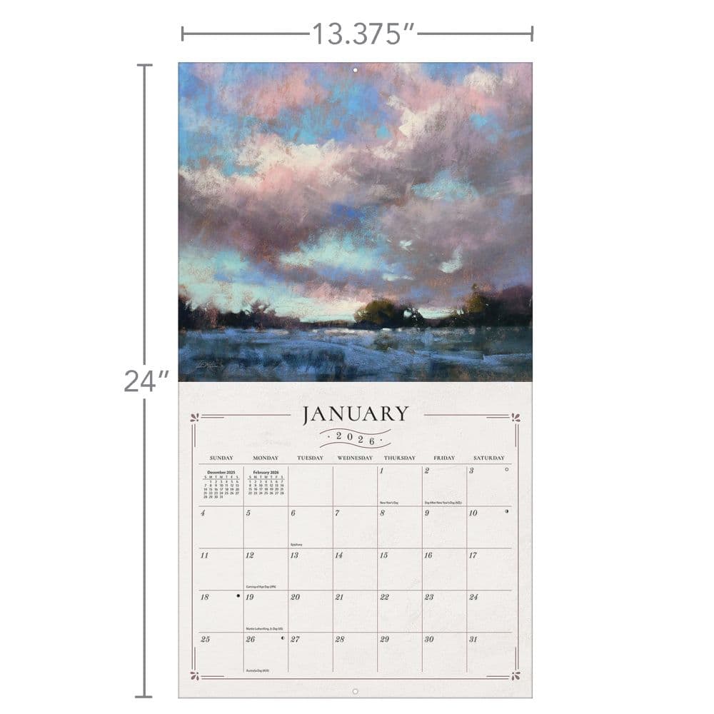 Soft Escapes 2026 Wall Calendar by Valerie McKeehan_ALT6