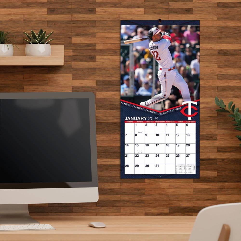 Minnesota Twins 2024 Mini Wall Calendar