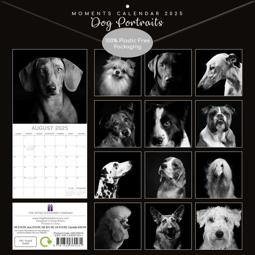 Dog Portraits 2025 Wall Calendar First Alternate Image width=&quot;1000&quot; height=&quot;1000&quot;
