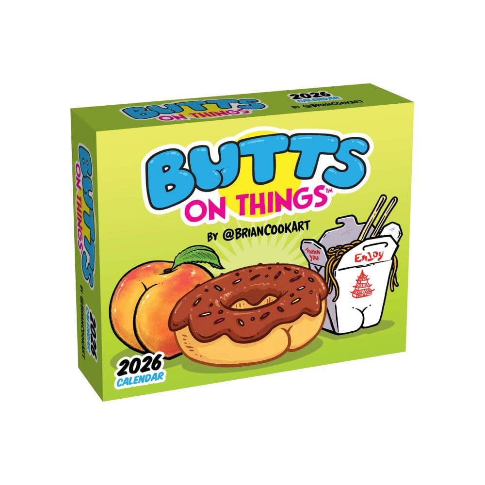 Butts on Things 2026 Desk Calendar Main Image