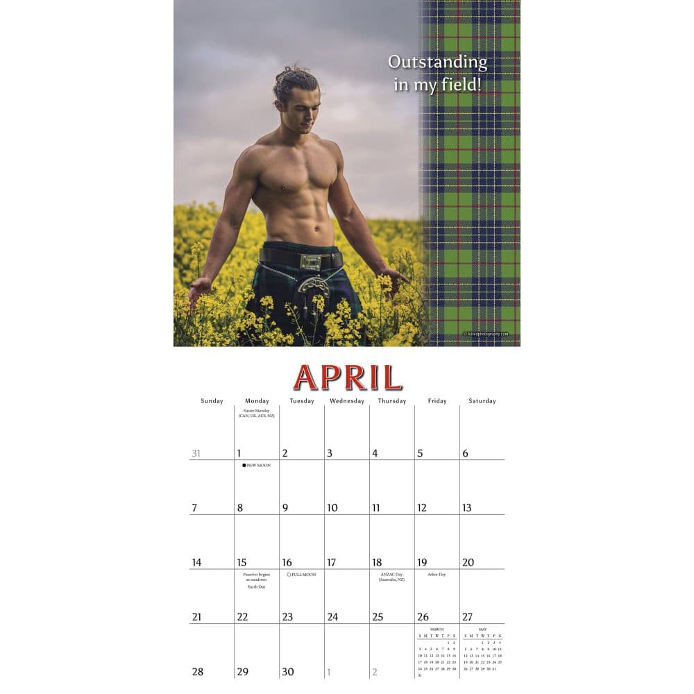 Kilty Pleasures 2025 Mini Wall Calendar